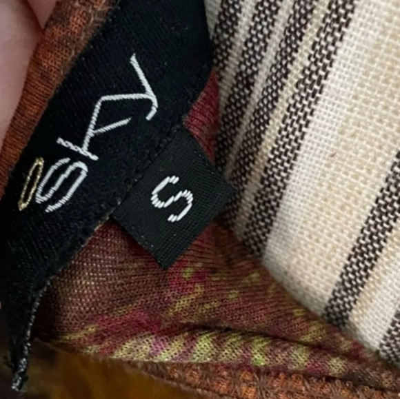 Sky Brand Bohemian Strapless Maxi Dress Resort Wear Small - Picture 5 of 9